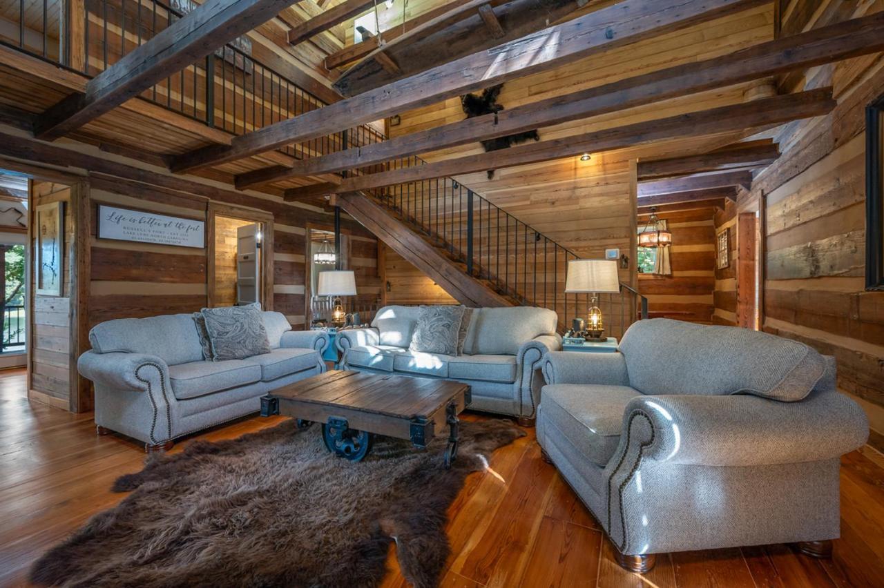 Russell'S Fort At White Oak Point: Historical Cabin On Lake Lure, Luxury, Direct Lake Access! Βίλα Εξωτερικό φωτογραφία